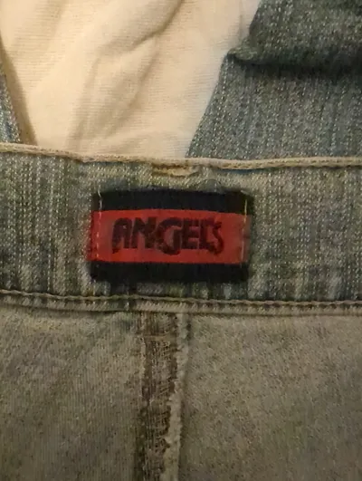 Angels Damen Jeans Bootcut Hellblau Gr. 44 W35 Stretch Casual