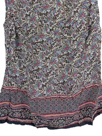 Camaïeu Damen ärmelloses Top Gr. 34/XS Blumenmuster Boho Viskose Mehrfarbig 4