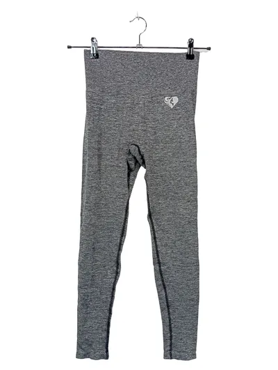WOMEN'S BEST Seamless Leggings Damen M Grau Meliert Sport Fitness