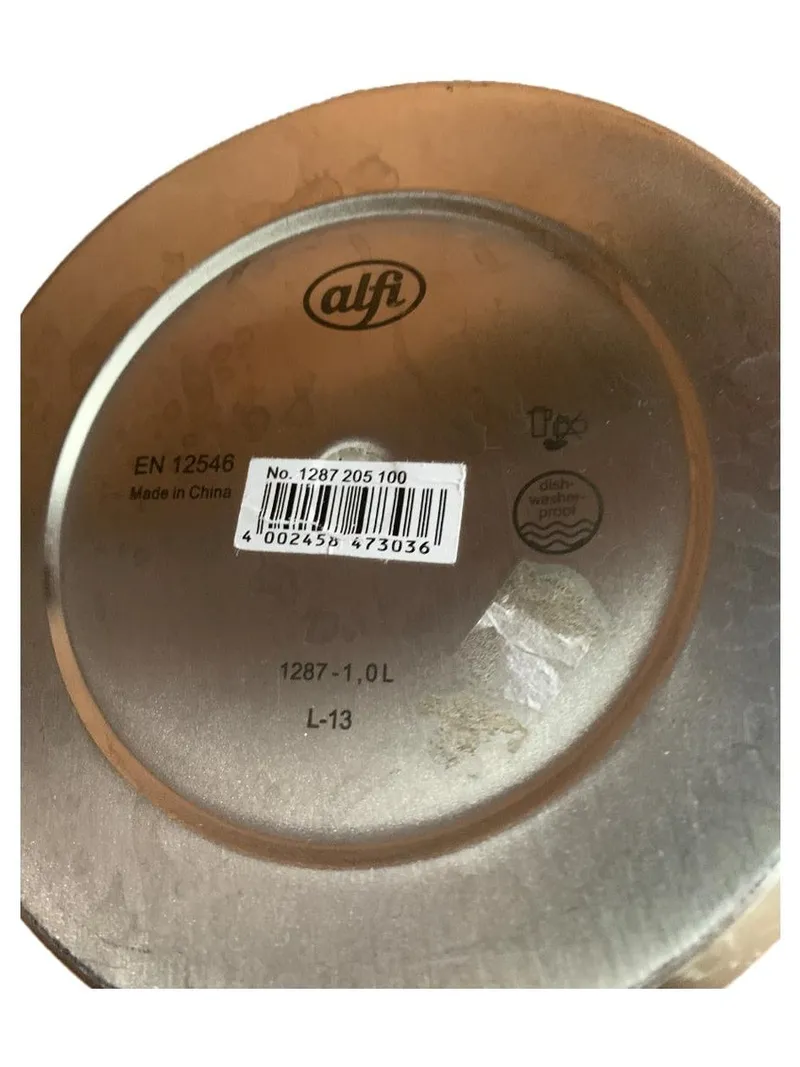 Alfi Isolierkanne Thermoskanne Edelstahl 1,0L Silber spülmaschinenfest 2
