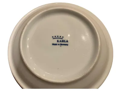 Kahla Untertasse Unterteller Porzellan Weiß 16 cm Made in Germany