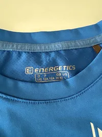 Energetics Sport Shirt Kinder Gr. 152 Blau Kurzarm Polyester Laufshirt 4