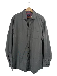 CASAMODA Sports Herren Business Hemd Gr. XL Grau Comfort Fit Langarm 1