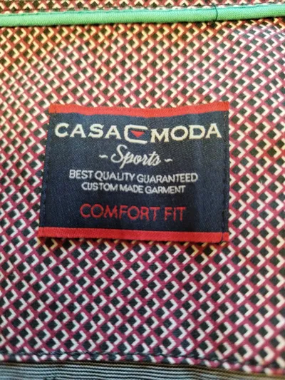 CASAMODA Sports Herren Business Hemd Gr. XL Grau Comfort Fit Langarm