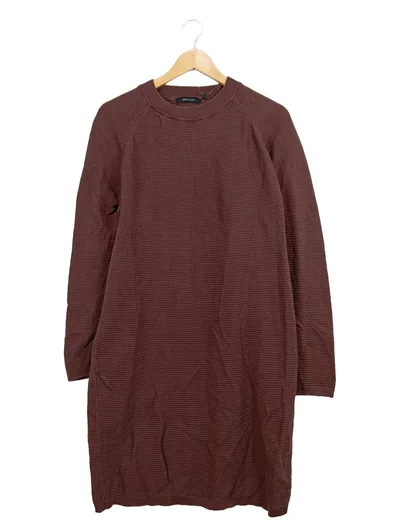 Recolution Strickkleid Damen Gr. S Braun Bio-Baumwolle Casual