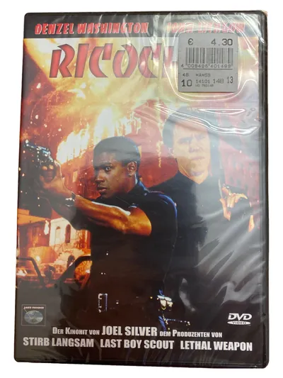 Ricochet DVD Actionfilm mit Denzel Washington & John Lithgow Thriller