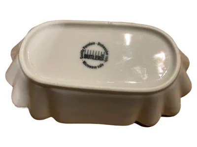 BUTLERS Konfektschale Muschelform Porzellan Weiß 16,5 cm
