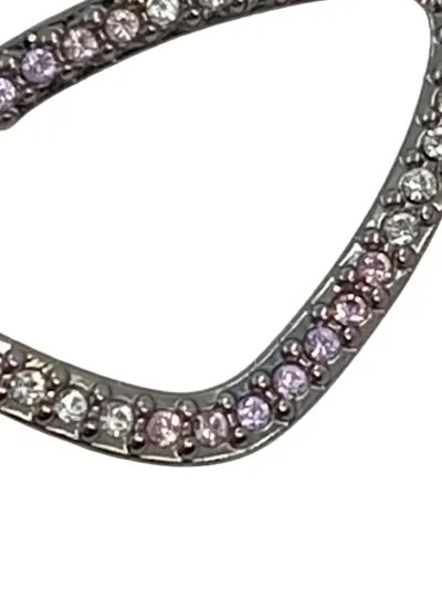 Pierre Lang Ohrclips Strass Silber Damen Elegant Festlich 3cm