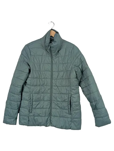 KAFFE Damen Steppjacke Gr. 38 M Grün Polyester Übergangsjacke