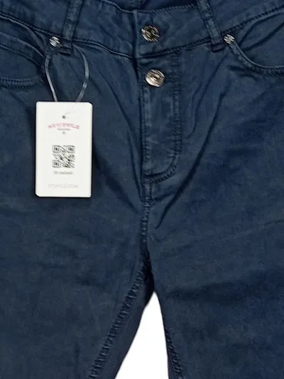 Comma Casual Identity Damen Jeans Regular Fit Blau Gr. 38 W29 L26