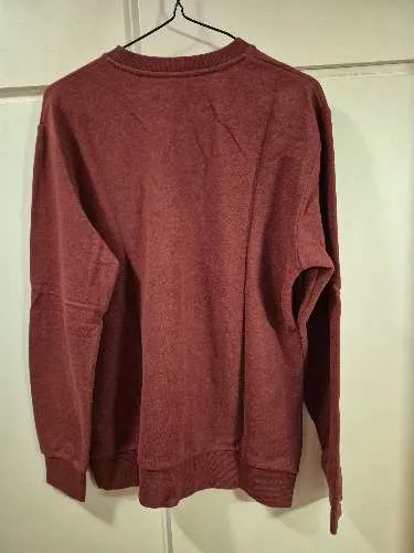 Carhartt Sweatshirt Herren Gr. L Rot Logo Print Work Hard Pullover