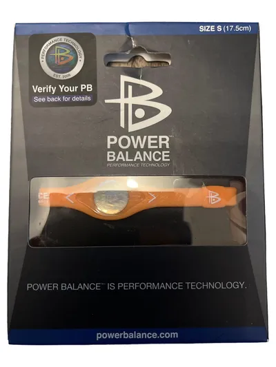Power Balance Performance Technology Armband Balanceband Orange Größe S 17,5cm