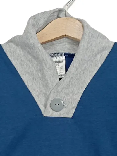 BABAUBA Kinder Pullover Gr. 110 Blau Maritim Schiffe Anker Baumwolle