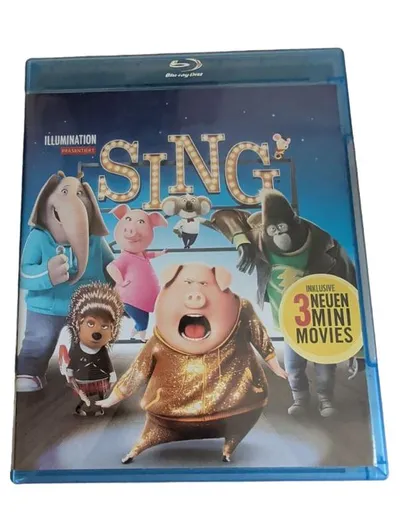 Sing Blu-Ray Animationsfilm Illumination Entertainment ab 6 Jahre deutsch