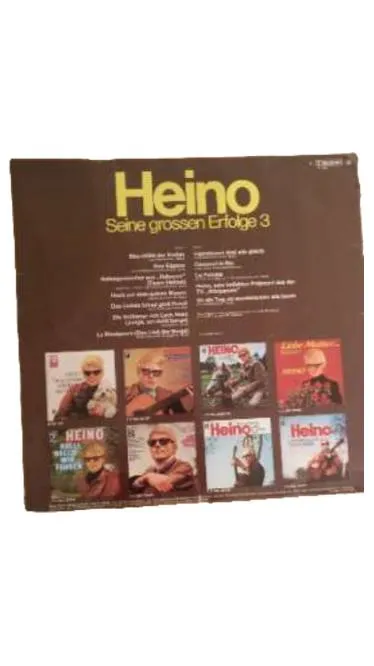 Heino Seine grossen Erfolge 3 Vinyl LP EMI Schlager Best Of