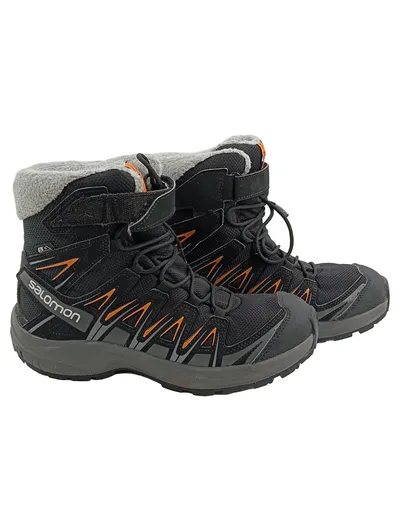 Salomon XA PRO 3D Kinder Schneestiefel Gr. 37 Schwarz Outdoor Textil
