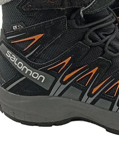 Salomon XA PRO 3D Kinder Schneestiefel Gr. 37 Schwarz Outdoor Textil