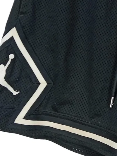Jordan Diamond Mesh Sport Shorts Herren L Schwarz Logo Print Polyester