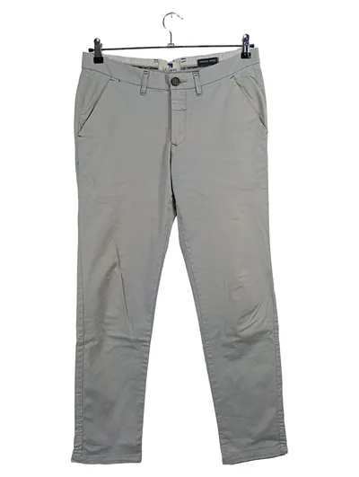 E.B. Company Herren Chino Stoffhose Gr. W34/50 Grau Baumwolle