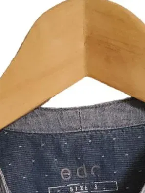 edc by Esprit Damen Blusenkleid Jeansoptik Gr. S/36 Blau Baumwolle 5