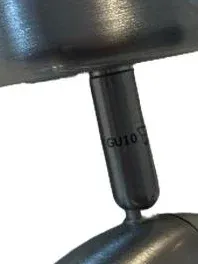 IKEA Husinge Deckenleuchte Spot GU10 Metall gebürstet Silber Modern