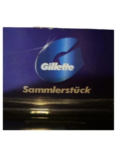 Gillette 100 Jahre Jubiläum LKW Modell Sammlerstück 1908-2008 Blau