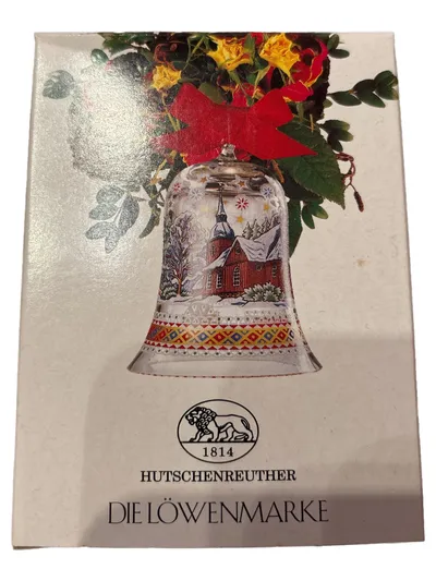 Hutschenreuther Kristallglocke 1997 Harz Weihnachtsglocke Rudolf Pastor