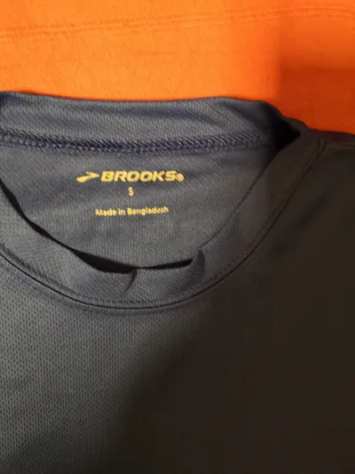 Brooks Herren Laufshirt Funktionsshirt Sport T-Shirt Blau Gr. S
