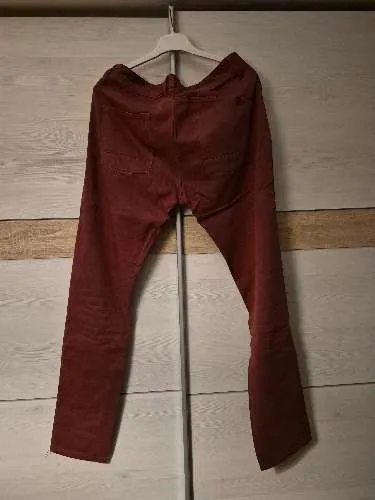 Zara Man Herren Jeans Regular Fit Rot Gr. 32/48 Baumwolle Casual