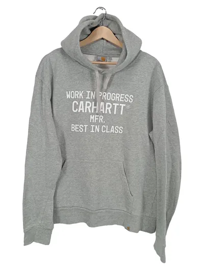 Carhartt WIP Hoodie Kapuzenpullover Work In Progress Grau Herren XL