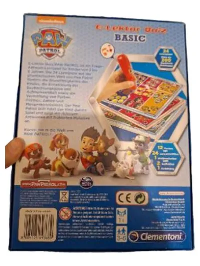 Paw Patrol E-Lektor Quiz Basic Clementoni Lernspiel 3-6 Jahre Quizspiel