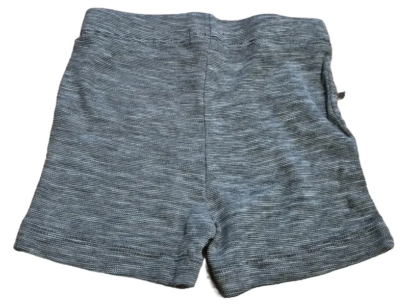 Ben & Ann Baby Shorts Gr. 74 Grau Meliert Baumwolle Sommerhose Kurz 2