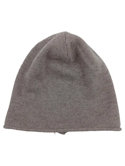 Darling Harbour Strickmütze Beanie Damen Grau Wolle Kaschmir Basic Alltag