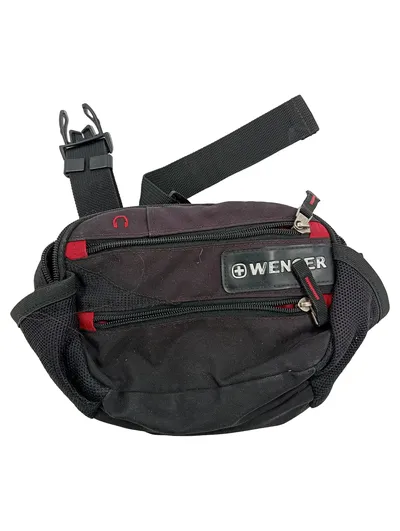 Wenger Gürteltasche Schwarz Outdoor Bauchtasche Hüfttasche Polyester