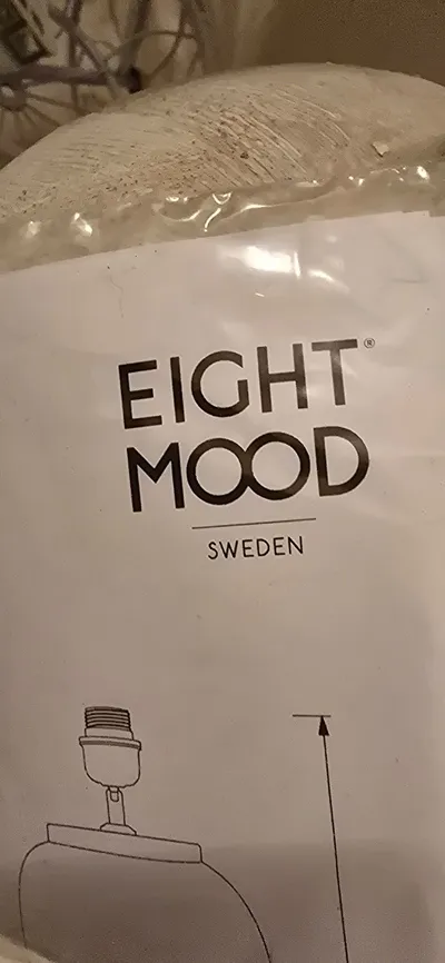 Eightmood Tischleuchte Keramik Beige Modern Skandinavisch 58cm