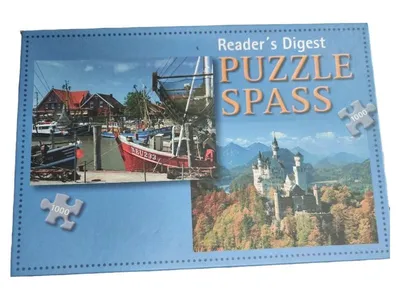 Reader's Digest Puzzle Spass 1000 Teile Landschaften Schloss Boot