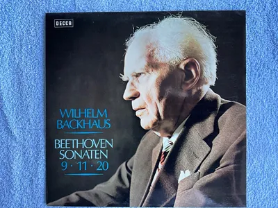 Wilhelm Backhaus – Beethoven Sonaten 9 11 20 Vinyl LP Decca Klassik