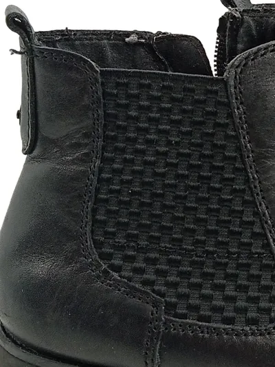 Marco Tozzi Damen Chelsea Boots Stiefeletten Leder Schwarz Gr. 37