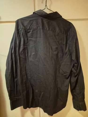 Ben Sherman Herren Business Hemd Langarm Schwarz Signature Gr. XL 2