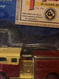Einsiedler Brauhaus Modellauto Feuerwehrauto Mehrfarbig 9.5cm 1