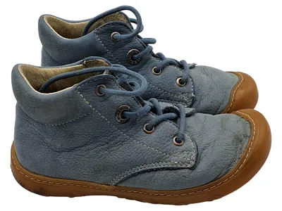PEPINO by RICOSTA Lauflernschuhe Gr. 24 Blau Leder Kinder Halbschuhe