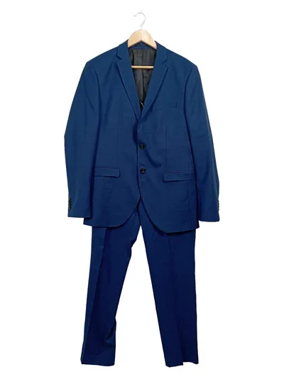 Jack & Jones Premium Anzug Herren Gr. 50 Blau Super Slim Sakko Hose