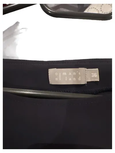 No Man's Land Etuikleid Damen Gr. 38 Dunkelblau 3/4 Arm Business