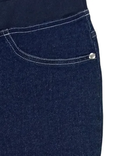 Pfeffinger Umstandshose Damen Blau Gr. W33/42/XL Baumwolle Casual Alltag