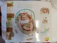 Disney Baby Dots & Hunny Pots Bouncer Babywippe Tiermotive Beige 2