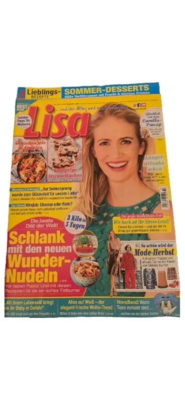 Lisa Zeitschrift Sommer-Desserts Lieblings-Rezepte Frauenzeitschrift