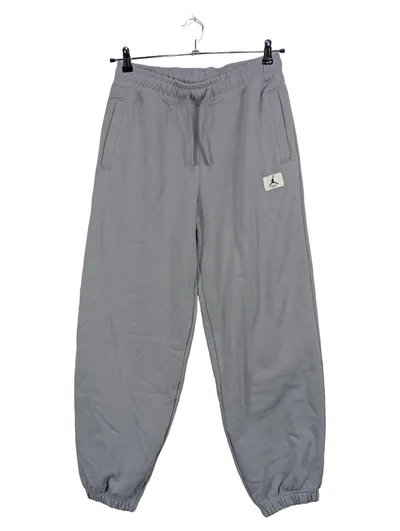 Jordan Jogginghose Damen Gr. M Grau Loose Fit Baumwolle Sweatpants