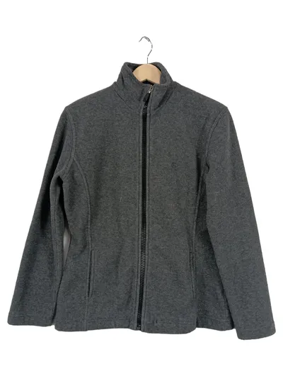 Superga Sportswear Damen Fleecejacke Gr. S grau meliert Reißverschluss
