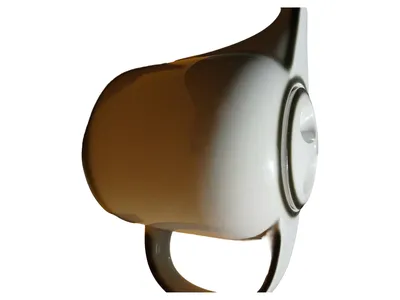 Arzberg Teekanne Modern Weiß Porzellan 14cm