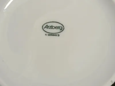 Arzberg Teekanne Modern Weiß Porzellan 14cm